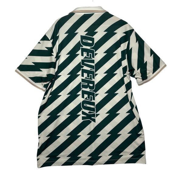 Devereux Golf Flash Pattern Half-Sleeve Performance Polo Shirt Bold Size XXL - Picture 7 of 11